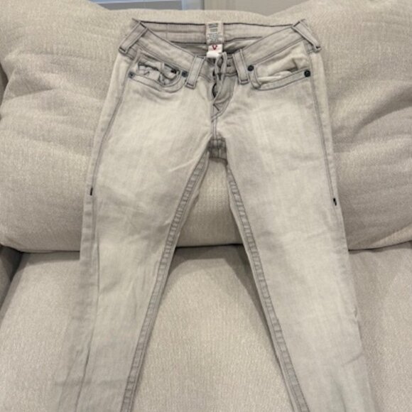 Grey Wash True Religion Jeans - Picture 1 of 2